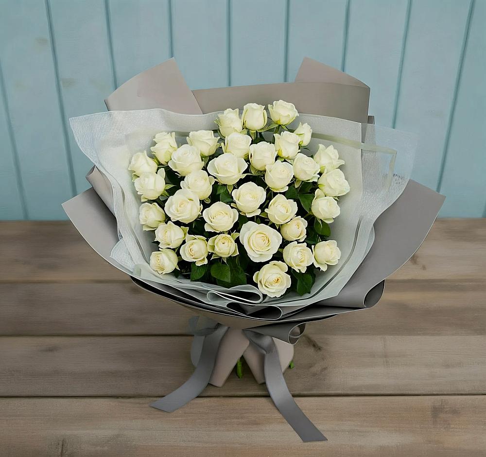 Букет Белоснежная нежность в Кичменгском Городке
