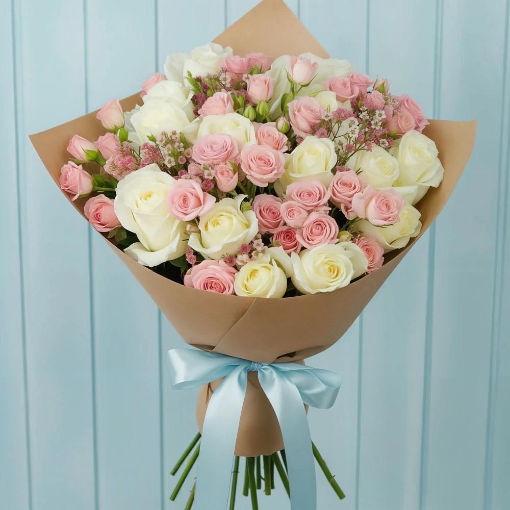 Букет цветов из: Розы в Кичменгском Городке