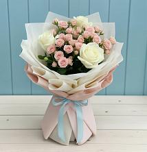 Букет цветов из:  Розы в Кичменгском Городке