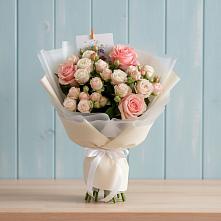 Букет цветов из:  Розы в Кичменгском Городке